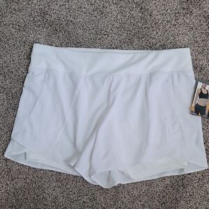 NWT White Athletic Shorts